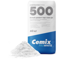 Цемент белый Cemix ProWhite 40кг